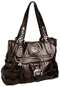 KATHY Van Zeeland Rock & Roll Tote,Chocolate,one size