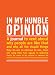 Knock Knock Inner Truth Journal, In My Humble Opinion,