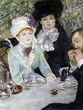 After the Luncheon Fine Art Photographic Poster Print by Pierre-Auguste Renoir, 30x40