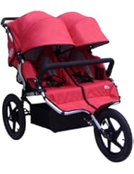 Tike Tech Double All Terrain X3 Sport Stroller, Alpine Red