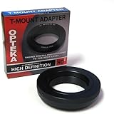 Opteka T-Mount Adapter for Canon EOS 70D, 60D, 50D, 40D, 30D, 20D, 7D, 6D, 5D, 1D, Rebel T5i, T5, T4i, T3i, T3, T2i, T1i, XS, XSi, XTi and XT Digital SLR Cameras
