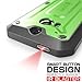 HTC One M8 Case, SUPCASE [Heavy Duty] HTC One M8 Case 2014 Release [Unicorn Beetle PRO Series] Full-body Rugged Hybrid Protective Case with Built-in Screen Protector (Green/Gray), Dual Layer Design + Impact Resistant Bumper