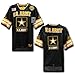 Rapiddominance Army Star Football Jersey, Black, XX-Large