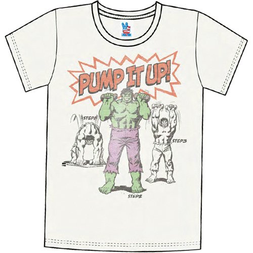  Incredible Hulk Pump It Up Men's T-Shirt by Junk Food