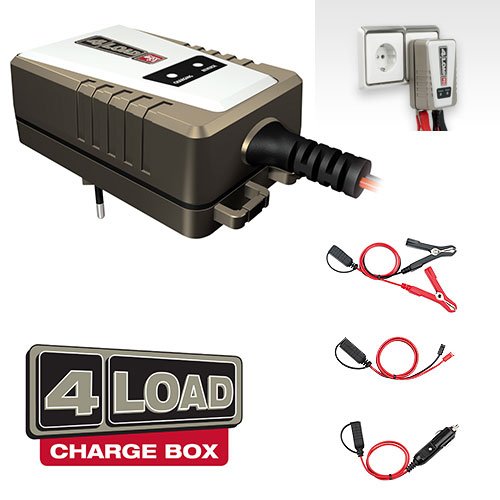 Ladegerät Charge Box 0.8 speziell für Motorrad-und Rollerbatterien