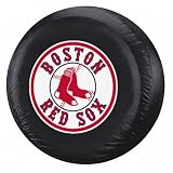 MLB Boston Red Sox Logo Spare Tire Cover for Jeep and SUVs