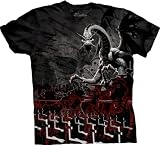 The Mountain Evolution War Dragon Slim-fit Men's Black T-shirt