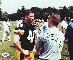 Dallas Clark Autographed/Hand Signed 8x10 Photo Iowa PSA/DNA #Q97700