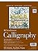 Strathmore 400 Series Tape Bound Calligraphy Pad 8 1/2 x 11 Inches Sheets, Pad of 50 (ST405-11), 3 Pads