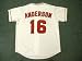 GARRET ANDERSON Los Angeles Angels Majestic Home Baseball Jersey, XL
