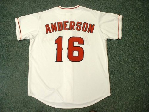 GARRET ANDERSON Los Angeles Angels Majestic Home Baseball Jersey, XL