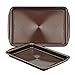 Circulon 47107 Nonstick Bakeware Set with Nonstick Cookie Sheets / Baking Sheets - 2 Piece, Chocolate Brown