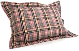 Pinzon 160-Gram Yarn-Dyed Flannel Standard Sham, Red Plaid