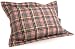 Pinzon 160-Gram Yarn-Dyed Flannel Standard Sham, Red Plaid