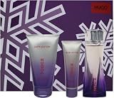 Hugo Pure Purple by Hugo Boss for Women 3 Piece Set Includes: 3.0 oz Eau de Parfum Spray + 5.0 oz Body Lotion + 1.6 oz Shower Gel