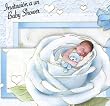 100 Baby Shower Mini Remembrances Cards in Spanish - Baby Boy, 1.5" x 2.5"
