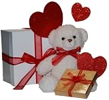 'Beary Much Love' Teddy Bear with Gourmet Chocolate