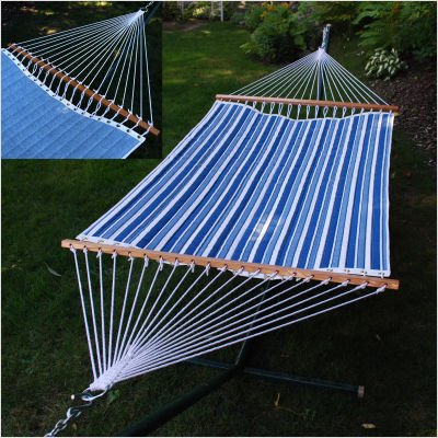 Algoma 2789W-X 2-Point Quilted Fabric Hammock Algoma 2789W-X 2-Point Quilted Fabric Hammock