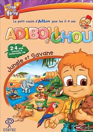 Adiboud'chou Jungle et savane 2-4 ans