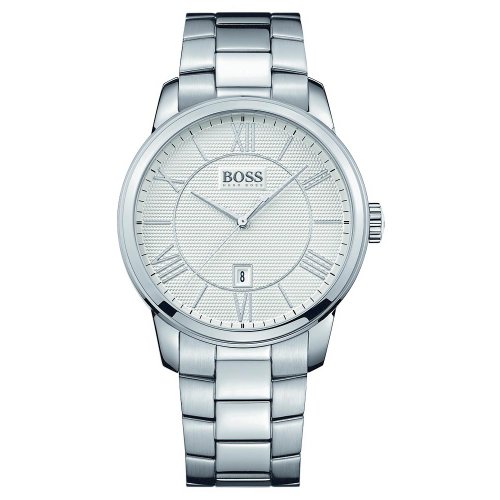 Hugo Boss White Dial Stainless Steel Quartz Men's Watch 1512976