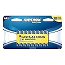 Rayovac Alkaline AA Batteries, 16-Pack