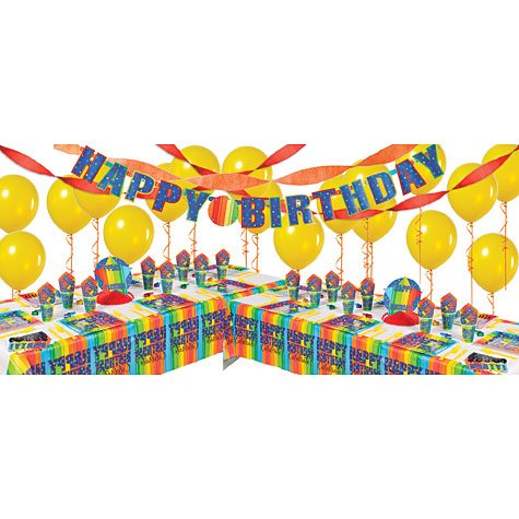 A Year To Celebrate Happy Birthday Deluxe Party Kit