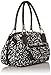MG Collection Tweed Floral Bow Shoulder Bag