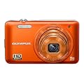 Olympus VG-160 Digitalkamera (14 Megapixel, 5-fach opt. Zoom, 7,6 cm (3 Zoll) Display, bildstabilisiert) orange
