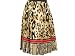 Tan Skirts - Sunny Leigh Print Skirt Tan/Black/Red - Size 4
