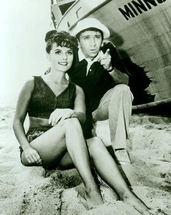 Dawn Wells & Bob Denver in 'Gilligan's Island' , 8x10