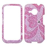 Pink BLING COVER CASE SKIN 4 HTC DROID ERIS 6200