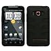 Search : Sprint HTC Evo 4g Hybrid Fishbone plastic/gel Protector Case Cover - Black/Black