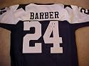 Marion Barber Hand Signed Autographed Authentic Reebok Dallas Cowboys Jersey