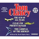 Tom Clancy (Three #1 Bestsellers in One Collection: The Cardinal Of The Kremlin, Clear and Present Danger, The Sum Of All Fears) book cover