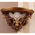 VENEZIANISCHE WANDKONSOLE AMOR PUTTO BAROCK ENGEL PLAZZO EXCLUSIV
