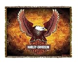 Harley-Davidson&reg; Motorcycles Eagle Throw Blanket