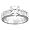 Personalized Sterling Silver Round CZ Engraved Engagement Ring - 8