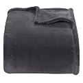 Home Microplush Blanket - Gray