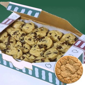 Chippery Gourmet Peanut Butter Cookie Dough - Two, 48 ct., 1 oz. Pre-portioned Boxes by Chippery