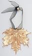 Maple Leaf Ornament - Real Leaf, Dipped in Gold