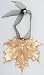 Maple Leaf Ornament - Real Leaf, Dipped in Gold
