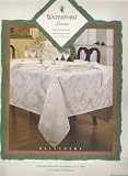 Waterford Linens Belvedere Tablecloth 70 X 104 Pearl