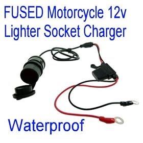 Waterproof Fused 12V Car Cigarette Lighter Socket Charger Outlet