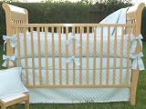 Bacati - Fusion Blue 5 Pc. Crib Bedding Set