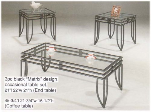ELEGANT 3 PC COFFEE MATRIX DESIGN