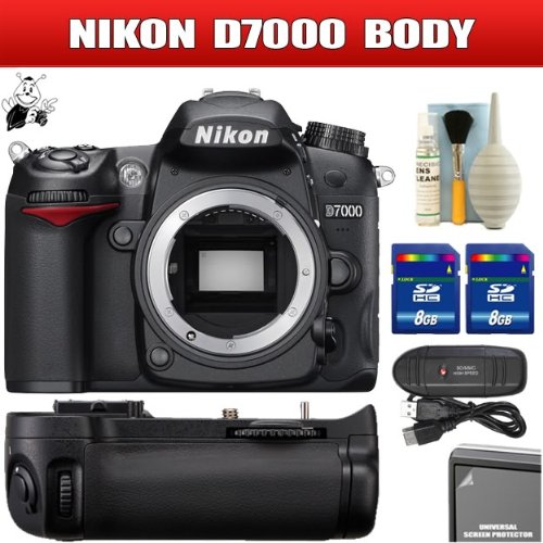Nikon D7000 16.2MP DXFormat CMOS Digital SLR 3″ LCD (Body Only) Package 4 The Best Product