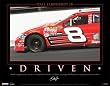 # 8 Dale Earnhardt Jr "Driven" Motivational Poster 22"x28"