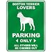 boston_terrier20boston terrier - BOSTON TERRIER LOVERS PARKING ONLY PARKING SIGN DOG
