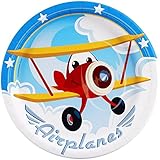 Party Destination 234458 Airplane Adventure Dinner Plates