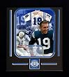 Johnny Unitas Indianapolis Colts NFL Framed Photograph Career Collage with Team Medallion